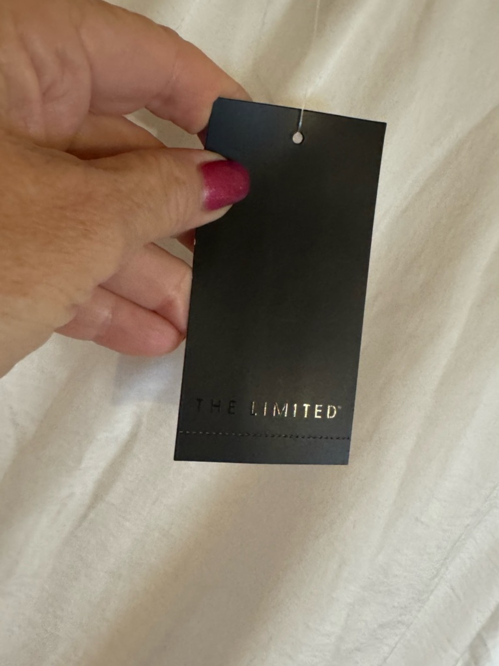 NWT  The Limited White Split-Neck Flutter Sleeve Top   PLUS: 4X   #11 - Picture 6 of 9
